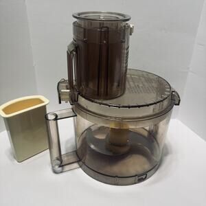 Cuisinart DLC-8 Work Bowl Lid Chute Pusher Replacement Parts OEM Japan 80s